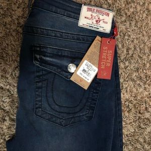 True Religion stretch skinny jeans size 33 NWT